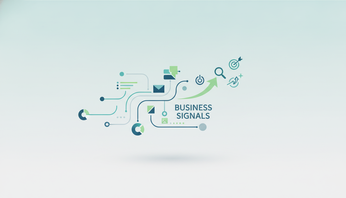 Illustration : Comment intégrer les signaux d'affaires dans votre prospection ? Illustration : Comment intégrer les signaux d'affaires dans votre prospection ?